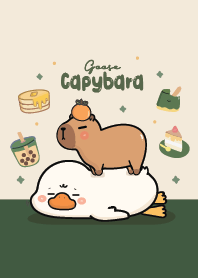 Capybara & Palo Goose : Happy life!