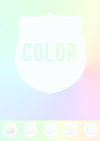 blue color rainbow V13