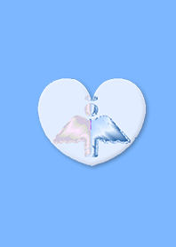 Blue 2 Angel Jewelry Heart