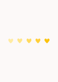 Heart-Lemon yellow-gradation