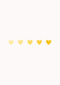 Heart/Lemon yellow/gradation