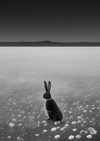 Comfortable good day - cute rabbit a27