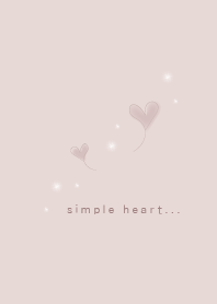 シンプルかわいいゆるハート ベージュ Line 着せかえ Line Store