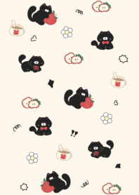 Black Cat Rabbit Mug1