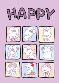 purple bunny