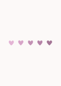 Heart/purple/gradation