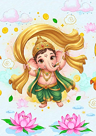 Flowing Fortune Ganesha