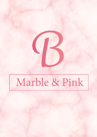 B-Marble&Pink-Initial