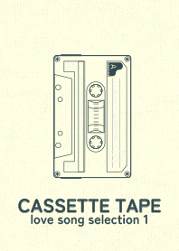 Cassettetape_love Pearl WHT