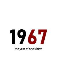 1967 the year of one's birth
