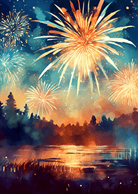 Beautiful Fireworks Theme#894