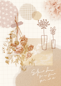 Sky and dried flowers6.