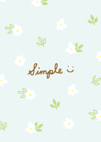 White floret Blue from Japan