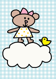 Lilo and cloud x light blue