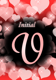 V-Initial-heart-Red&black