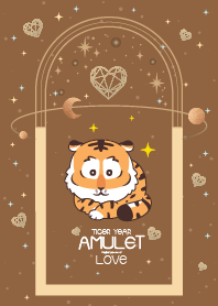 Tiger Year Amulet of Love Light Brown