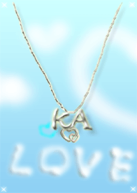イニシャル K&A(ブルー2)左側