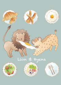 Lion and Hyena 4