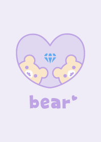 Bear Diamond - Purple