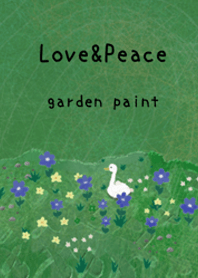 Oil painting art [garden paint 483]