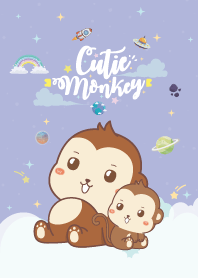 Monkey Baby Galaxy Violet