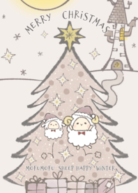 Mofumofu sheep merry Christmas