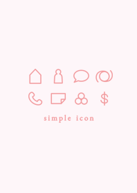 Simple icon-Pink