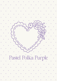 Pastel Polka Purple