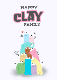 ครอบครัวดินน้ำมันหรรษา(ม่วง)