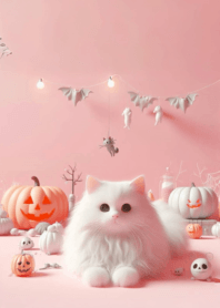 Cute Fat Cat Halloween n.3