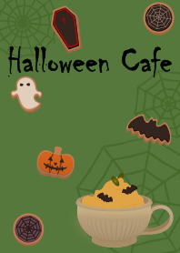 Halloween cafe + forest [os]