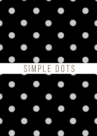 SIMPLE DOTS -black-