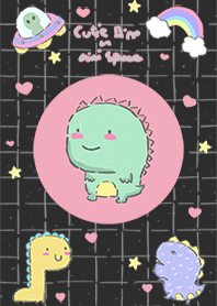 midnight dinosaur mini space