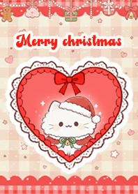 Cute Christmas Kitten