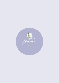 simple love flower Theme Happy05