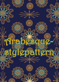 Arabesque-style pattern