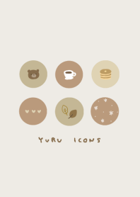 YURU ICONS/brown