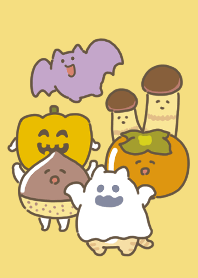 autumn food and ghosts