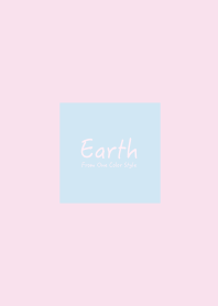 Earth / Pale pink veil