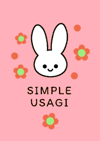 SIMPLE USAGI -FLOWER- THEME 102