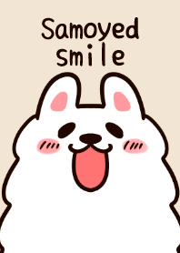 Samoyed smile theme.