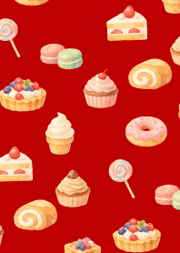 A sweet moment01 red & beige