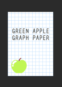 GREEN APPLE GRAPH PAPER-CHARCOAL GREY