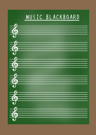MUSIC BLACKBOARD-BROWN