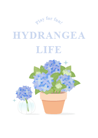 Hydrangea Life ! (Purple) Flower
