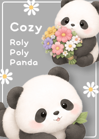 Relaxing, Round Panda