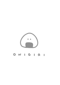 onigiri / white gray