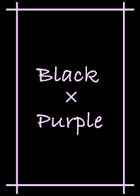 シンプルBlack×Purple-Black