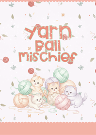 เหมียวซนบนก้อนด้าย