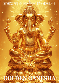 金運を引き寄せる 黄金のガネーシャ 33
